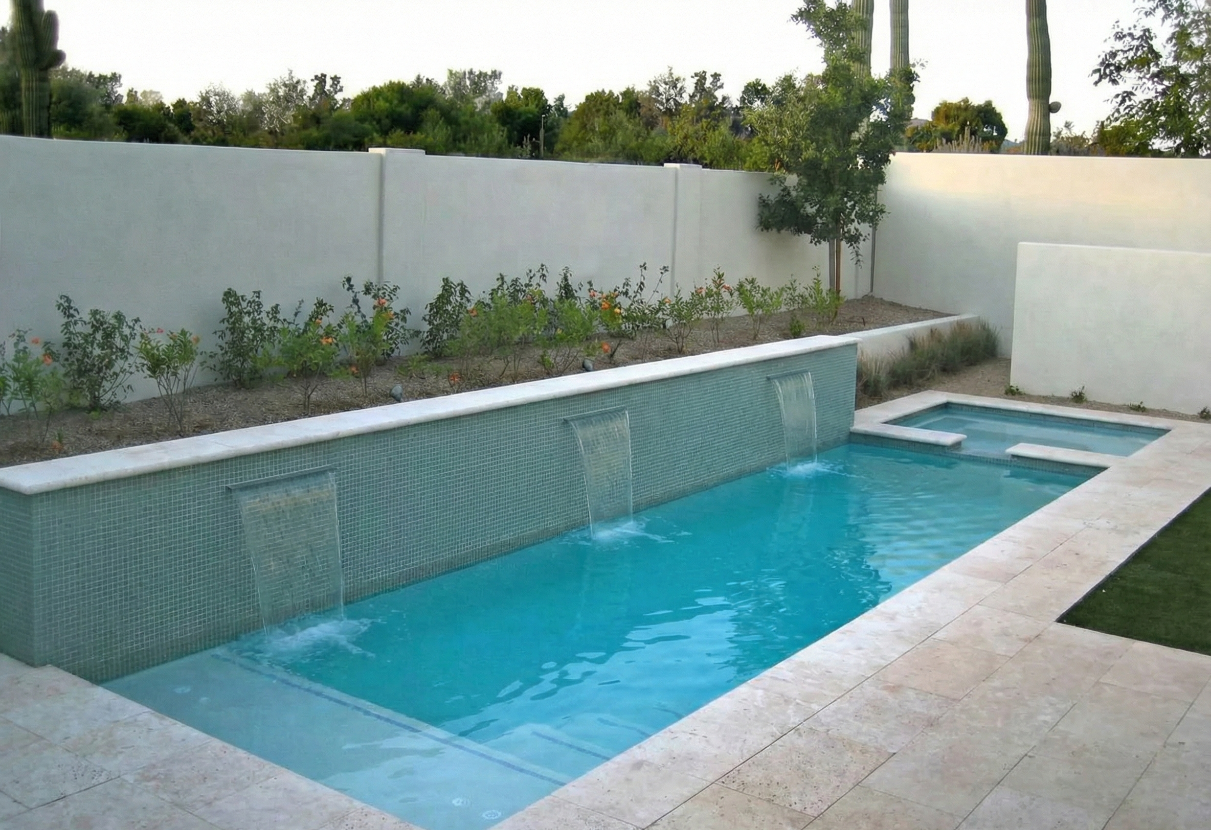 Proyecto de piscina moderna